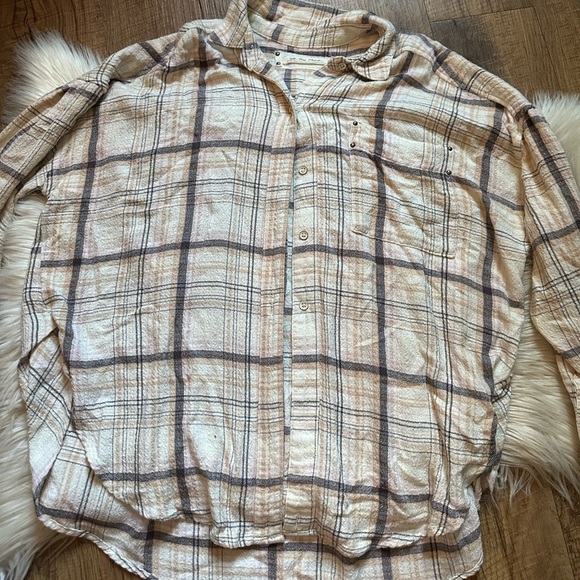 FREE PEOPLE Hidden Valley Buttondown Top - Picture 3 of 4